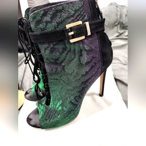 Brian Atwood Multi Color Booties